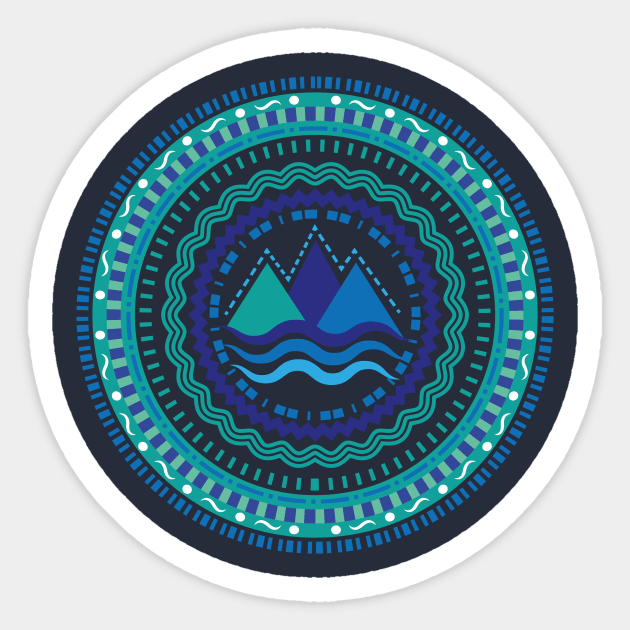 Mountains Sticker by creationoverload